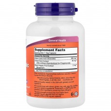 NOW Foods, альфа-липоевая кислота, 120 растительных капсул